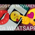 Besos animados: gifs para WhatsApp